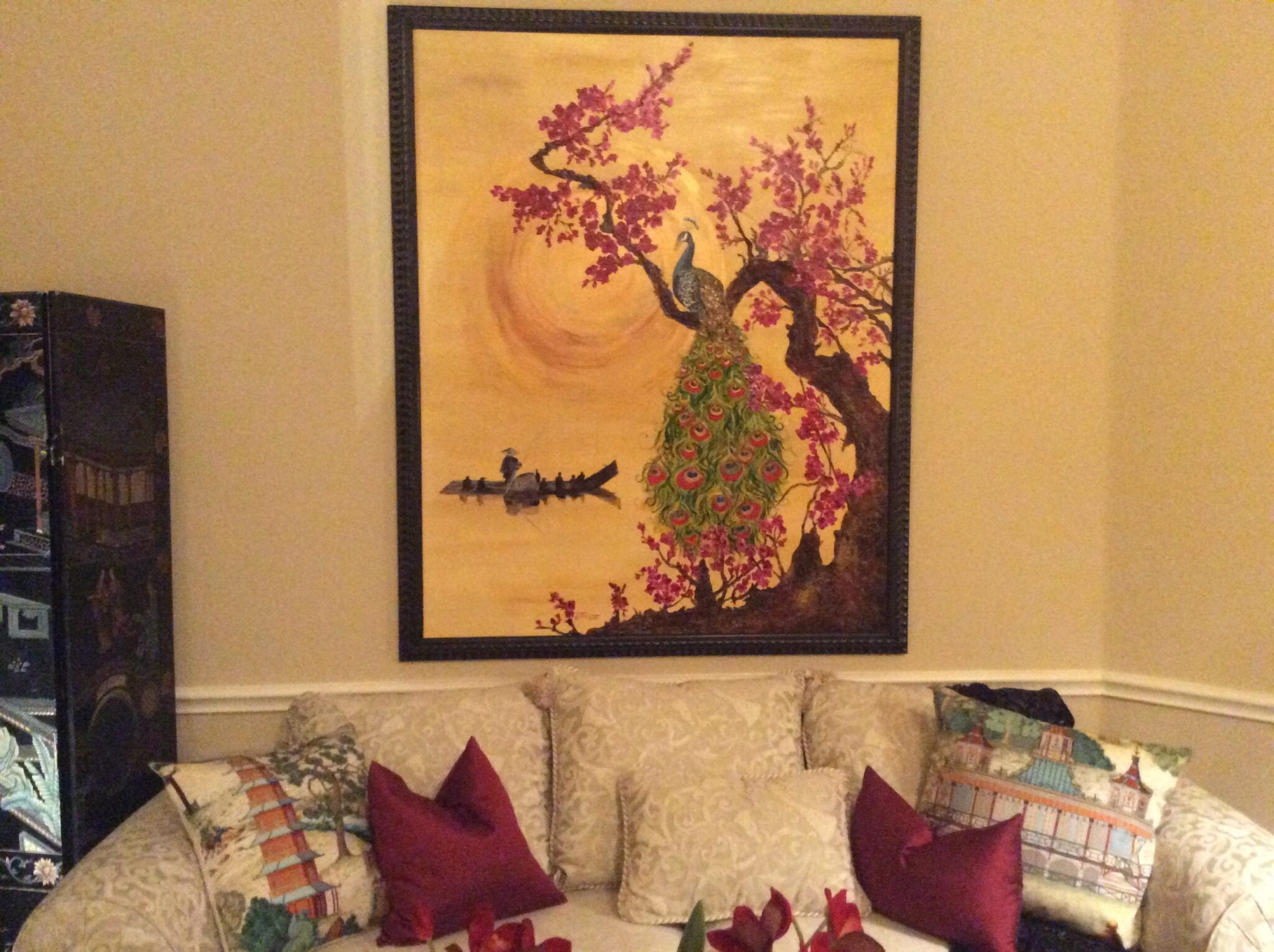 The New Painting is Hung! Dr. Magdalena Battles of Living Joy Daily